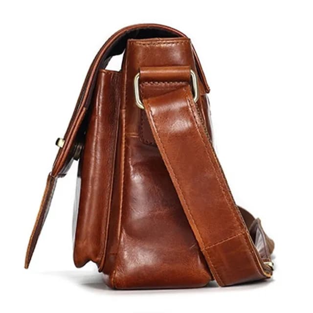 【MoonDy】雙11 包包 劍橋包 男士斜背包 大容量包包 信封包 郵差包 復古包包 英倫包包 真皮包包