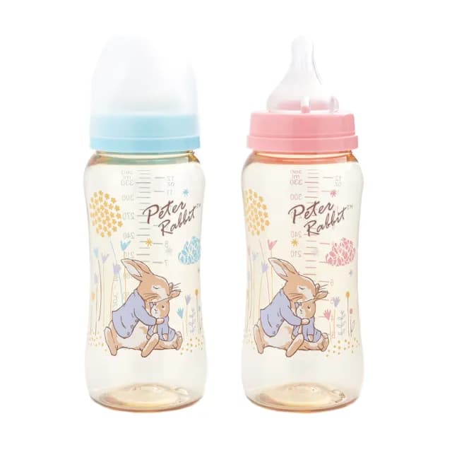 【奇哥官方旗艦】比得兔PPSU寬口奶瓶-360ml(2色選擇)