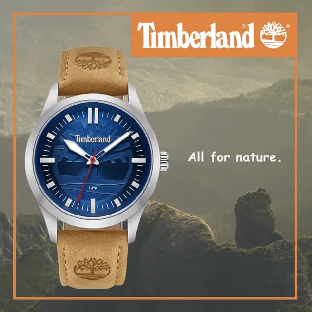 【Timberland】天柏嵐 經典大樹手錶-42mm 禮物 送禮 推薦(TDWGA0029603)
