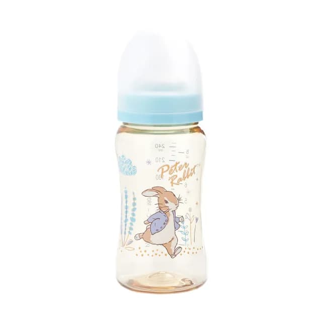 【奇哥官方旗艦】比得兔PPSU寬口奶瓶-240ml(2色選擇)