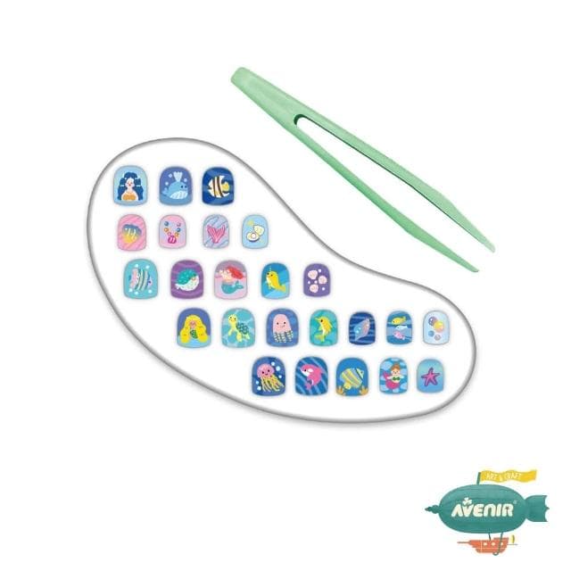 【德國Avenir Kids】可重複童趣美甲貼(動物王國/海洋世界/女孩派對/生日禮物)