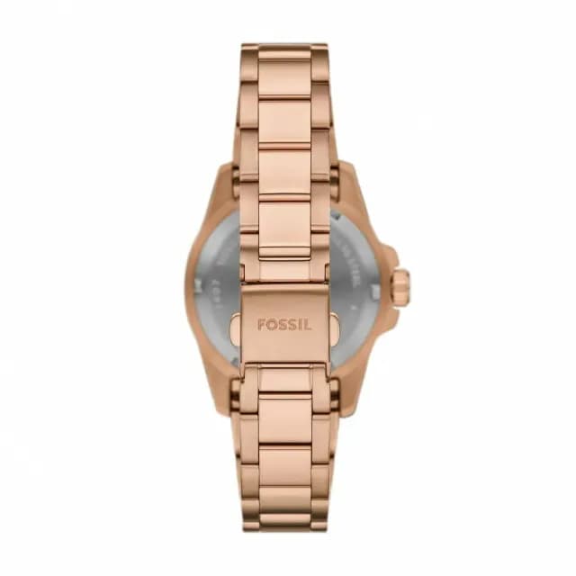 【FOSSIL】Blue Dive 潛水晶鑽女錶-綠/36mm 禮物 送禮 推薦(ES5371)