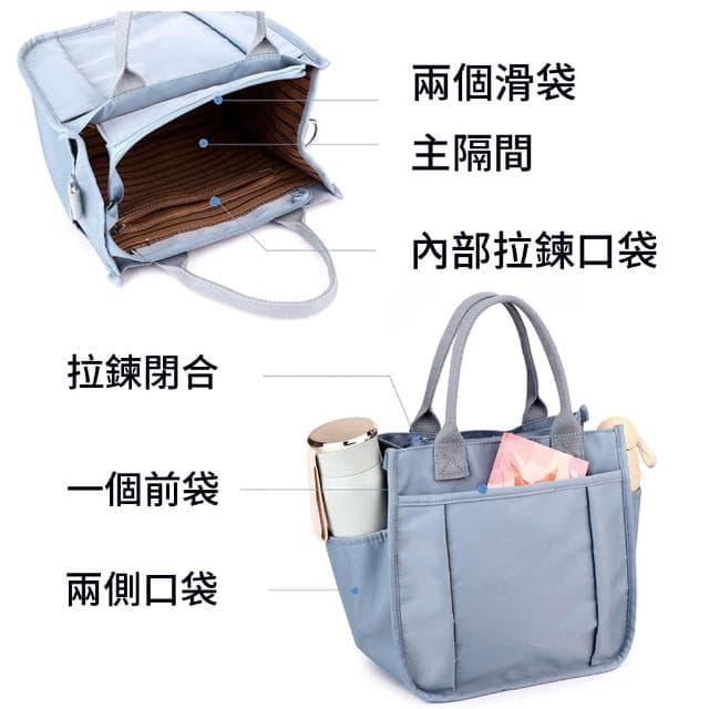 【samore】日系簡約大容量手提包 日常通勤斜挎包 帆布單肩包 媽媽包/托特包/女生包 交換禮物