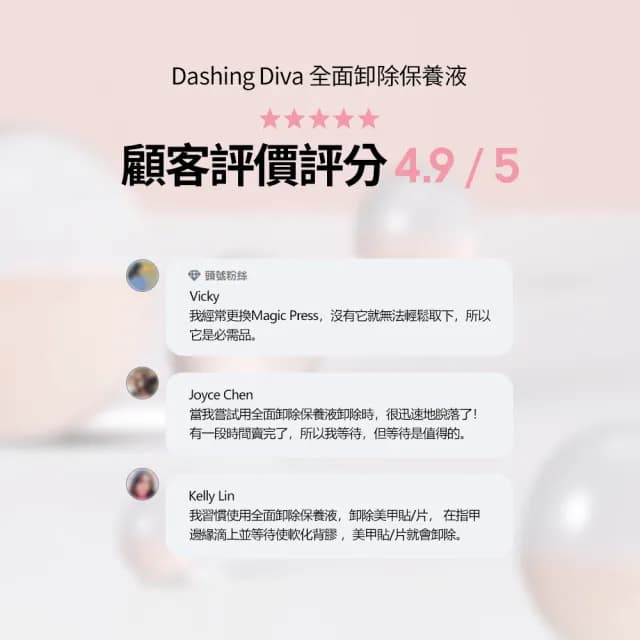 即期品【DASHING DIVA】全面卸除保養液 30mlx1(單瓶 邊卸甲邊保養)
