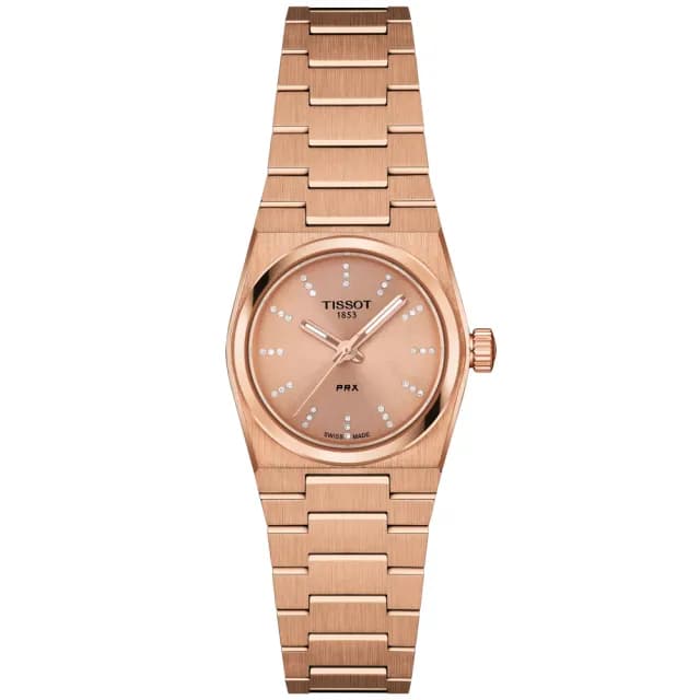 【TISSOT 天梭】PRX系列 1970復刻 復古真鑽腕錶 七夕 情人節 禮物 送禮 推薦(T1370103350600)