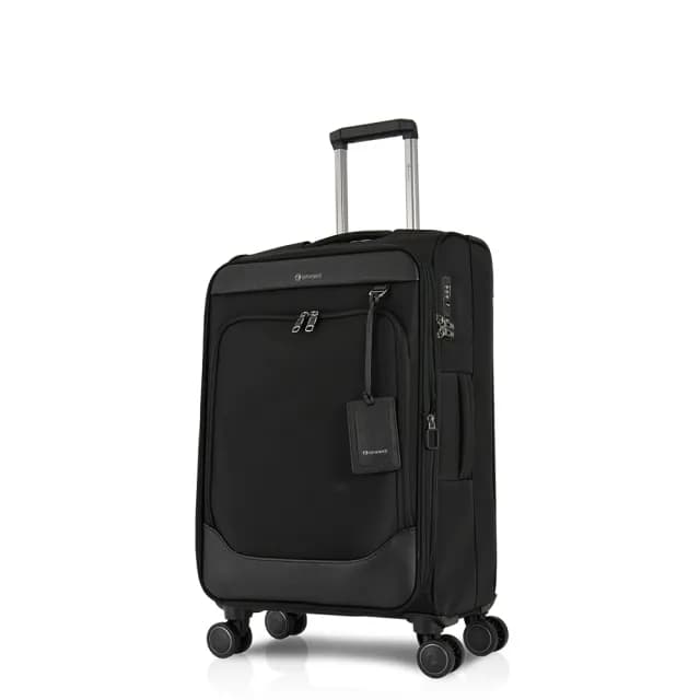 【eminent 萬國通路】官方旗艦館 - 24吋 防潑水行李箱/軟箱/布箱/布面箱/布面行李箱 S0360(黑色)