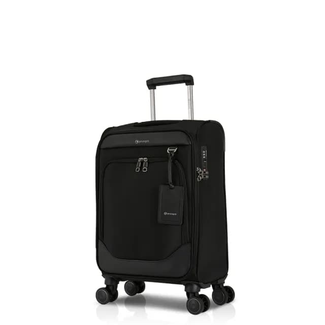 【eminent 萬國通路】官方旗艦館 - 20吋 防潑水行李箱/軟箱/布箱/布面箱/布面行李箱 S0360(黑色)