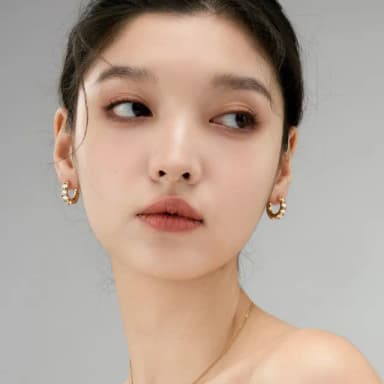 【LEEHER】祖母綠/小圈耳環/耳飾/耳扣/耳環/耳環女/簡約耳環/ins風/小配飾/韓國飾品/送女生/生日禮物/