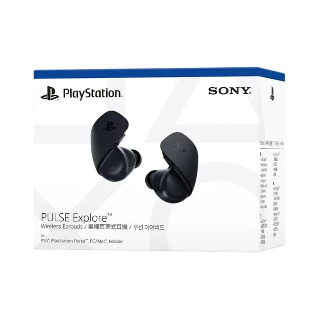 【SONY 索尼】PS5 PULSE Explore 無線耳塞式耳機(午夜黑)