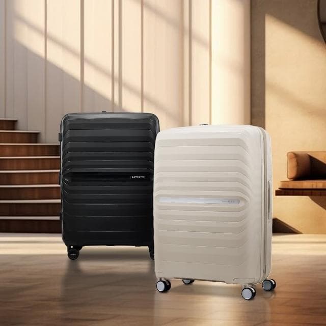 【Samsonite 新秀麗】20吋 OCTOLITE NEO 可擴充大容量防盜拉鍊輕量PP耐衝擊行李箱/水漾箱/登機箱(黑)