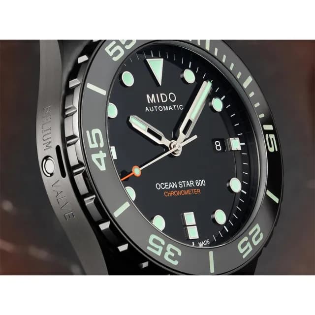 【MIDO 美度】官方授權 紅牛跳水特別版 海洋之星深潛600米天文台手錶 套組 手錶 送禮 推薦(M0266083305100)