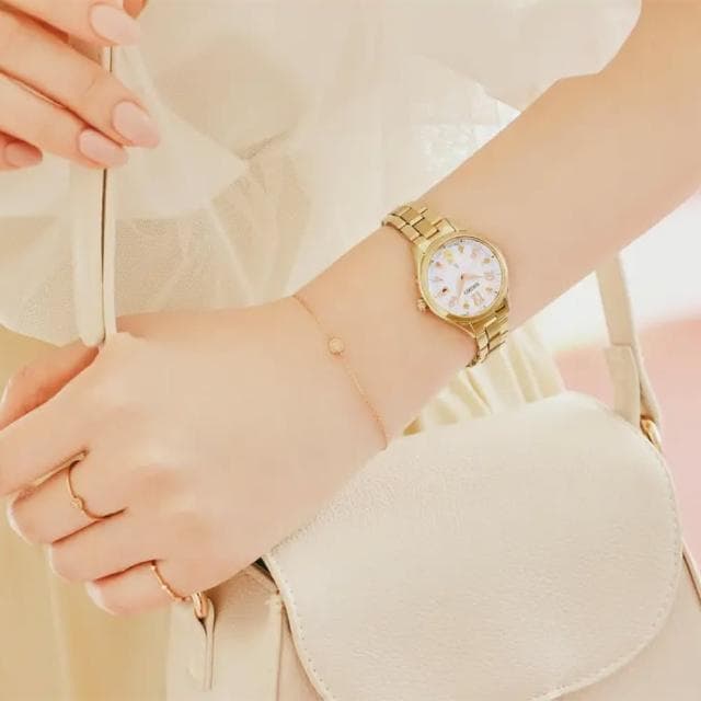 【SEIKO 精工】LUKIA 花藝聯名 30周年限量 鈦金屬太陽能電波女錶 母親節 禮物 送禮(SSQW094J/1B32-0BM0K)