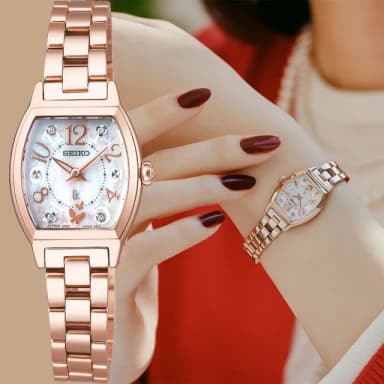 【SEIKO 精工】LUKIA 花藝聯名 30周年限量鑽石女錶-21x29.2mm 母親節 送禮 禮物(SSWA014J/4N30-00X0K)