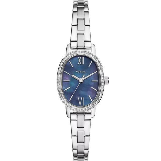 【FOSSIL】Penny 晶鑽橢圓形女錶-23x29mm 禮物 送禮 推薦(BQ5003)