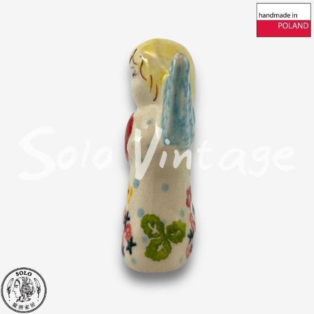 【SOLO 波蘭陶】Vena 波蘭陶 8CM 天使擺飾 裝飾 聖誕節 禮物 草莓童話系列