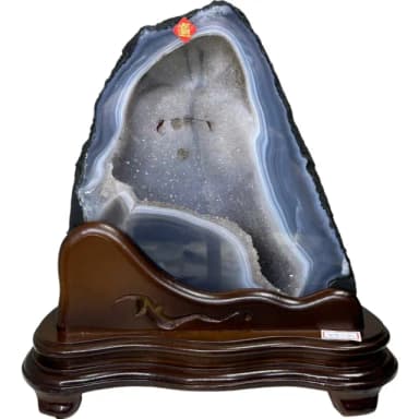 【恬芯晶品】J21精選巴西紫水晶洞新居財位擺設(紫鈦晶晶洞開運招財招貴人開業財位新春禮物)