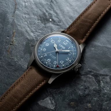 【ORIS 豪利時】Big Crown系列 日期顯示機械腕錶 畢業禮物 送禮 推薦(0175477414065-0752063)