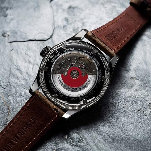 【ORIS 豪利時】Big Crown系列 日期顯示機械腕錶 母親節 禮物 推薦(0175477414065-0752063)