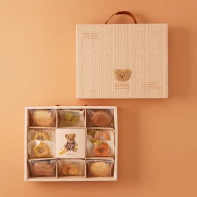 【金格食品】暖暖Bear經典款禮盒10盒組(箱購/伴手禮/彌月)