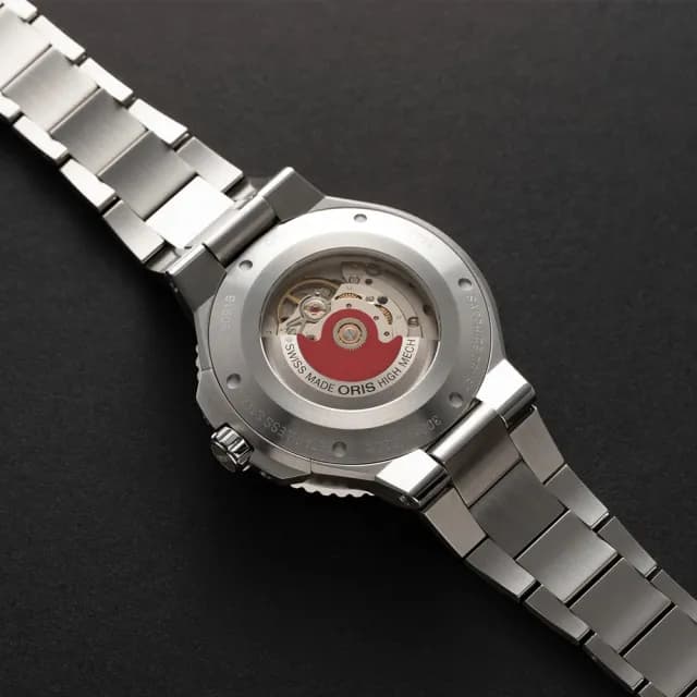 【ORIS 豪利時】Aquis 時間之海系列 潛水機械腕錶 父親節 禮物 送禮 推薦(0173377894154-0782304PEB)