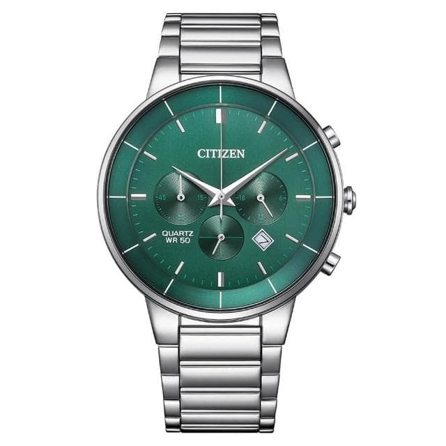 【CITIZEN 星辰】Chronograph 碼錶計時 三眼 時尚男錶 送禮 禮物推薦(AN8220-52X)