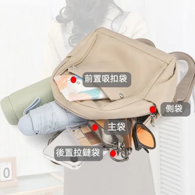 【KT DADA】情人節禮物 小朋友包包 小包包 通勤包 純色包包 防潑水包包 尼龍包 大容量後背包 休閒背包 輕旅