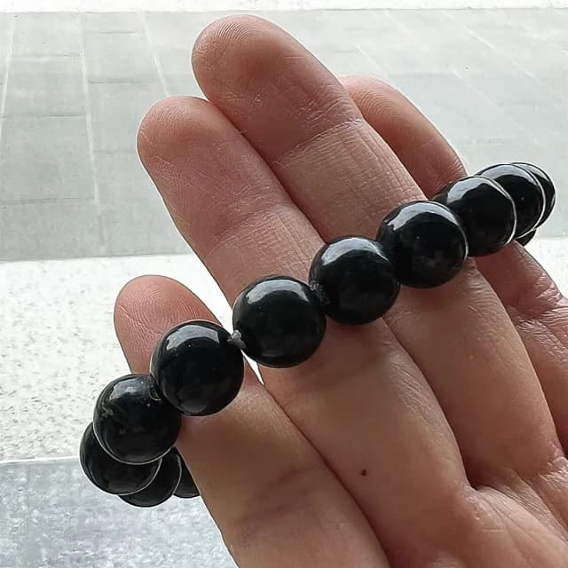 【Penny珮妮】藥王石墨玉黑綠玉手鍊10mm(母親節 父親節  交換禮物 送女友 生日禮物 情人節 尾牙 新年 結婚)