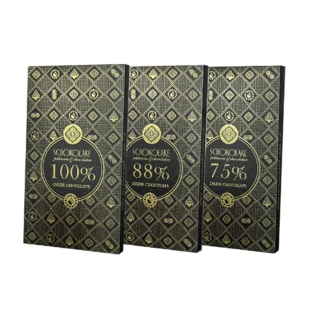 【巧克力雲莊】100%/88%/75%單一莊園黑巧克力3入組(高純度黑巧克力)