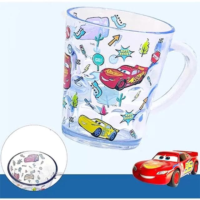 【TDL】CARS汽車總動員閃電麥坤兒童水杯杯子漱口杯牙刷杯260ml 003915(生日禮物 聖誕節 平輸品)