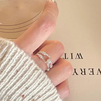 【LEESA】配飾\禮物\情侶戒指\925\純銀戒指\小眾設計\韓版戒指\18k金\通體純銀\鍍金戒指\指環\ 