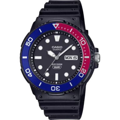 【CASIO 卡西歐】學生錶 潛水運動風手錶-可樂圈 考試手錶 交換禮物(MRW-230H-1E2V)
