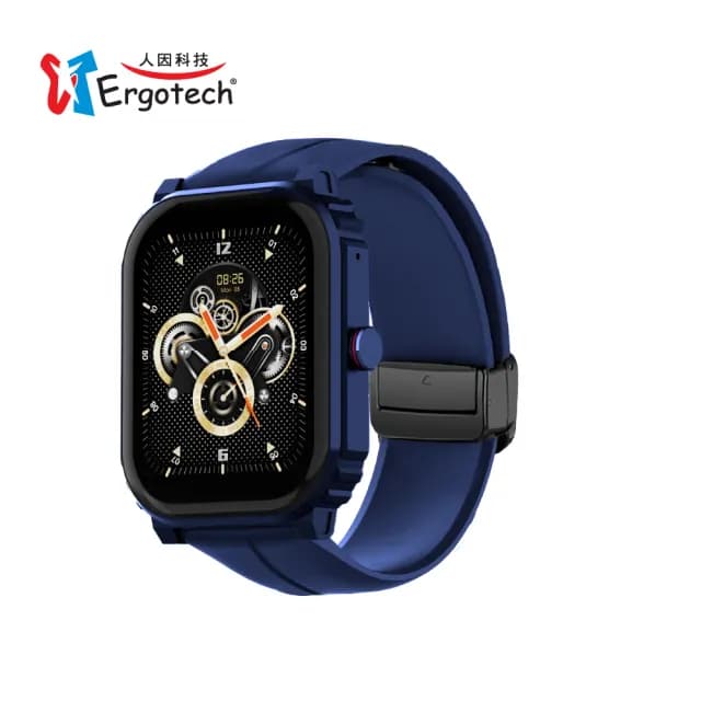 【Ergotech 人因科技】ERGOLINK SW210 2.01吋5ATM游泳心率血氧藍牙通話腕錶(智慧手錶/通話手錶/游泳手錶)