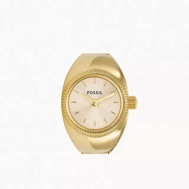 【FOSSIL】Watch Ring 手錶戒指 戒指錶-金 禮物 送禮 推薦(ES5246)