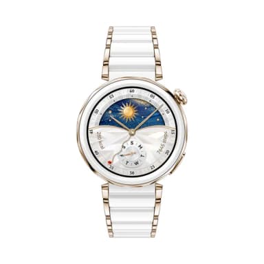 【HUAWEI 華為】WATCH GT5 Pro GPS 42mm 健康運動智慧手錶(陶瓷白)
