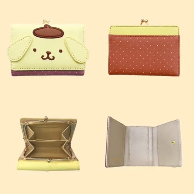 【SANRIO 三麗鷗】酷洛米錢包短夾美樂蒂帕恰狗皮夾票卡零錢包(孫女女兒女友生日禮物正版授權)