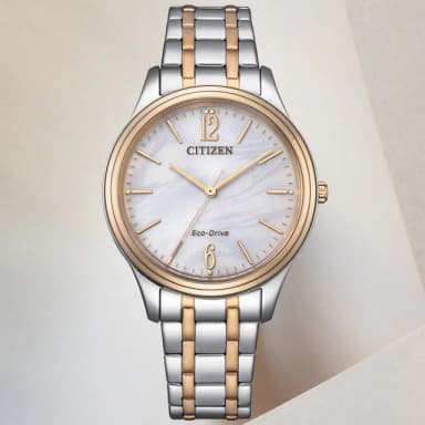【CITIZEN 星辰】LADYS系列 時尚簡約 光動能腕錶 畢業禮物 送禮 推薦(EM0416-78A)