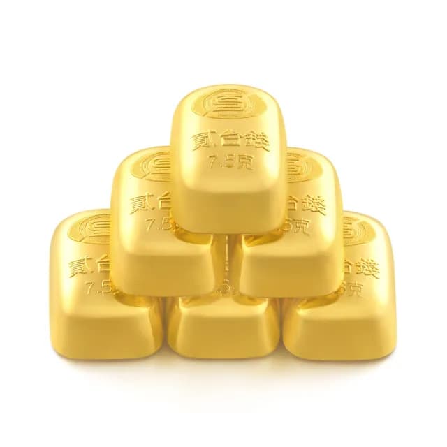 【點睛品】貳台錢x6塊 黃金金條_計價黃金(共45克)