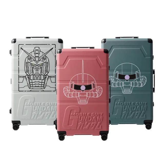 【TLCSTORE】MOBILE SUIT GUNDAM機動戰士鋼彈26吋細鋁框胖胖箱 行李箱 旅行箱(2年保固 海關鎖)
