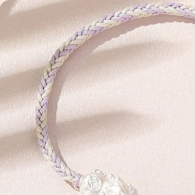 【LEEHER】雙11 水晶手鍊/貔貅/招財納福/飾品/999純銀/手工編織/手鍊手環/閨蜜手鍊/招財手鍊/保