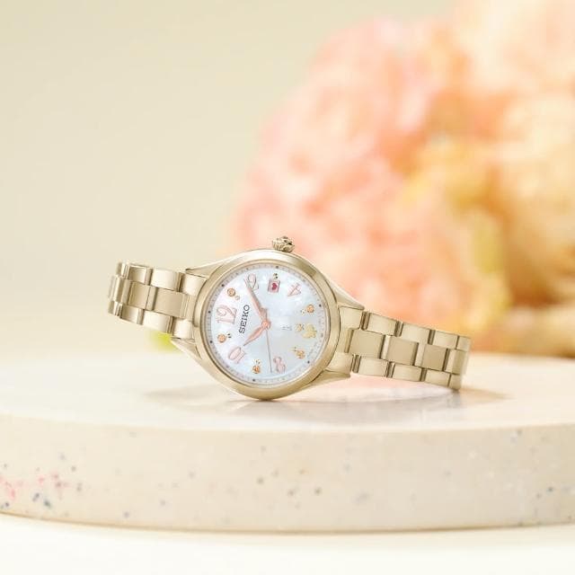 【SEIKO 精工】Lukia系列 30週年限量 花藝聯名 電波 太陽能腕錶 母親節 禮物 推薦(SSQW094J/1B32-0BM0K)