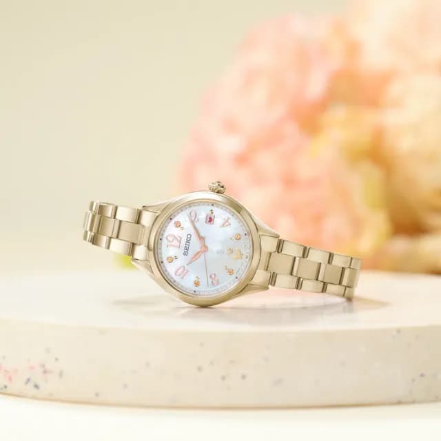 【SEIKO 精工】Lukia系列 30週年限量 花藝聯名 電波 太陽能腕錶 畢業禮物 送禮 推薦(SSQW094J/1B32-0BM0K)