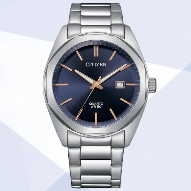 【CITIZEN 星辰】GENTS系列 限量 經典簡約 石英腕錶 七夕 情人節 送禮 推薦(BI5110-54H)