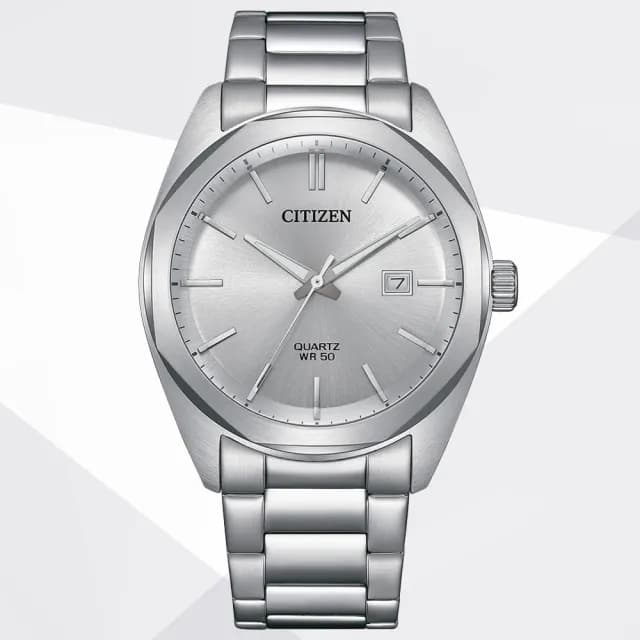 【CITIZEN 星辰】GENTS系列 限量 經典簡約 石英腕錶 七夕 情人節 送禮 推薦(BI5110-54A)
