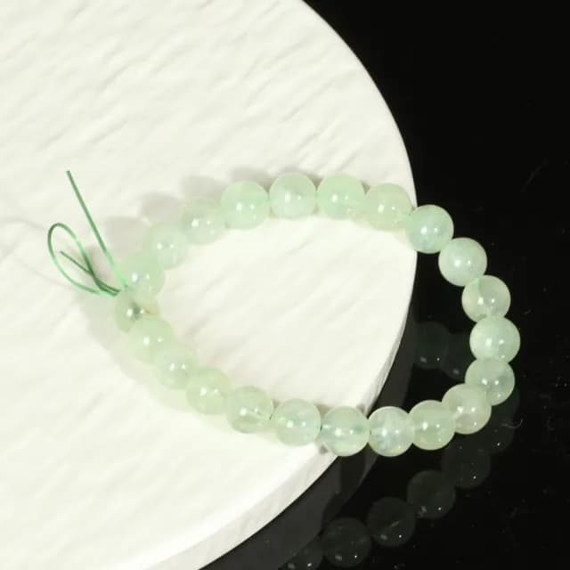 【米蘭精品】情人節禮物 葡萄石手鍊手繩男女手珠平安擋煞防小人轉運淨化招財開運(6/8mm葡萄晶2款74ki26)