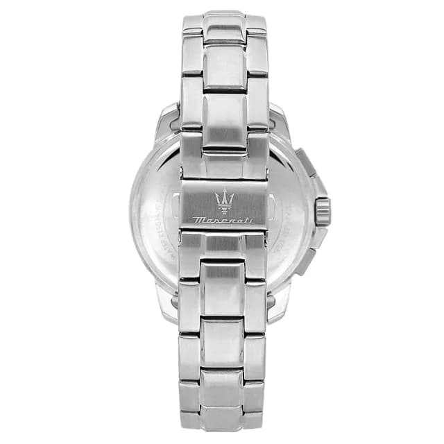 【MASERATI 瑪莎拉蒂】Successo 冰藍熊貓 三眼計時手錶-42mm 禮物 送禮 推薦(R8873621044)