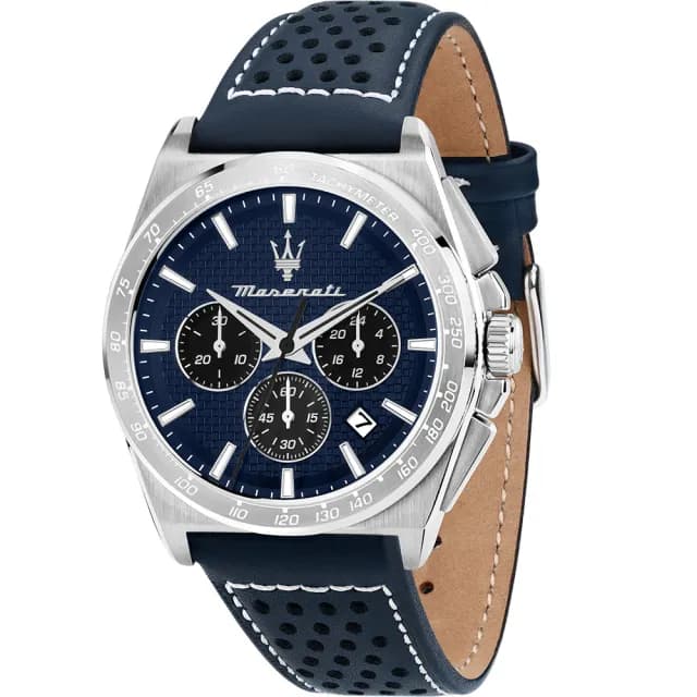 【MASERATI 瑪莎拉蒂】Velocit 系列 三眼計時錶-43mm 禮物 送禮 推薦(R8871652001)