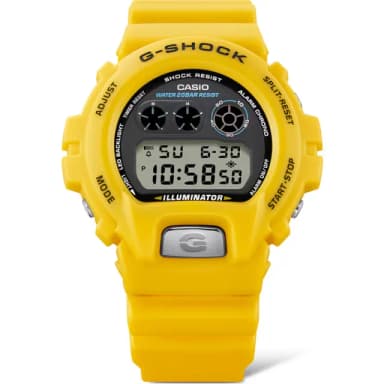 【CASIO 卡西歐】G-SHOCK 30周年紀念版 電子錶 手錶-黃 送禮 禮物 推薦(DW-6900TR-9)
