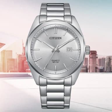 【CITIZEN 星辰】GENTS 簡約三針 石英錶 男錶 送禮 禮物推薦(BI5110-54A)