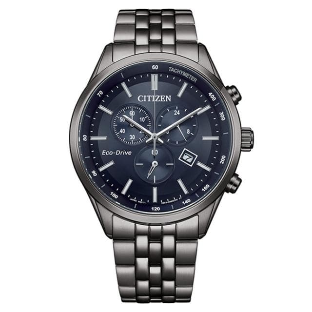 【CITIZEN 星辰】GENTS 亞洲限定 光動能 碼錶計時腕錶 送禮 禮物推薦(AT2577-57L)