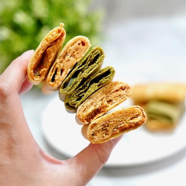 【發現茶】更可麗捲3盒組 年節/送禮/伴手禮(花生/肉鬆/可可6入/盒、黑糖/青茶7入/盒 口味任選 蛋捲)